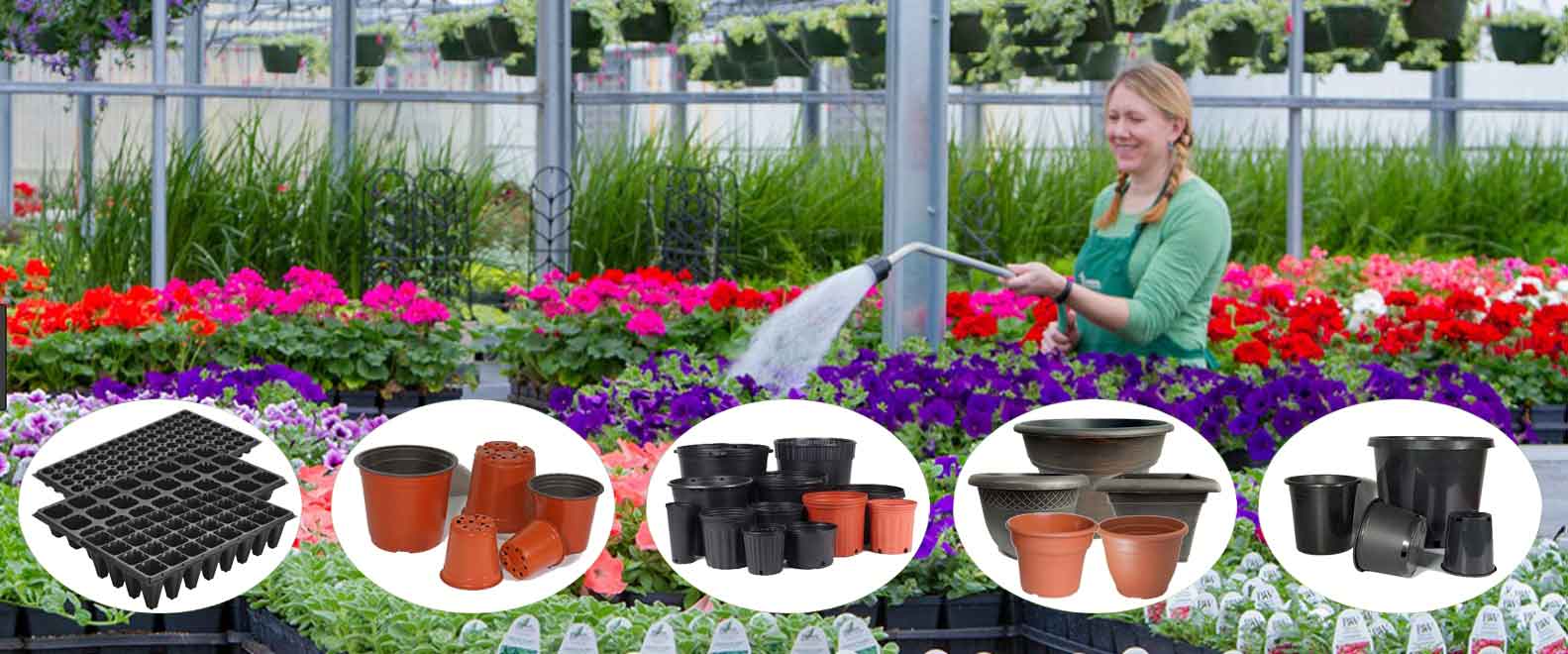 plastic plant pots