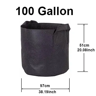 100 gallon fabric pot