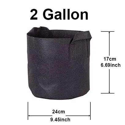 2 gallon cloth pots
