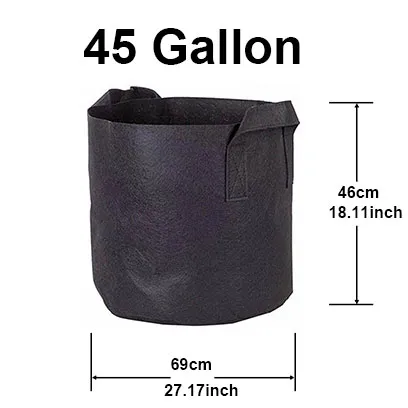 45 gallon grow bags