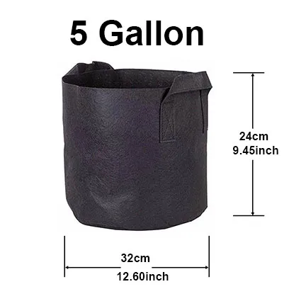 fabric 5 gallon pots
