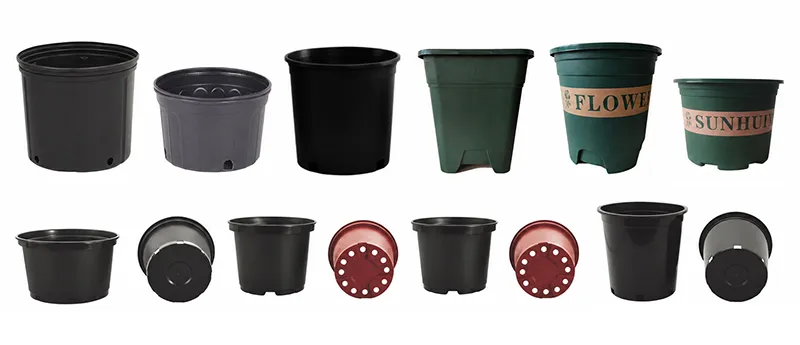 11 types of 2-gallon nursery pots