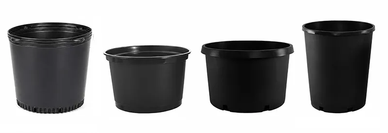 4 types of 15-gallon nursery pots