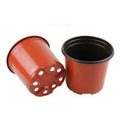 13cm plastic plant pots