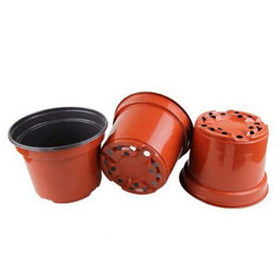 19 cm plastic plant pots