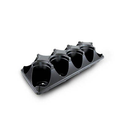 Plastic ST400D-10 round carry trays