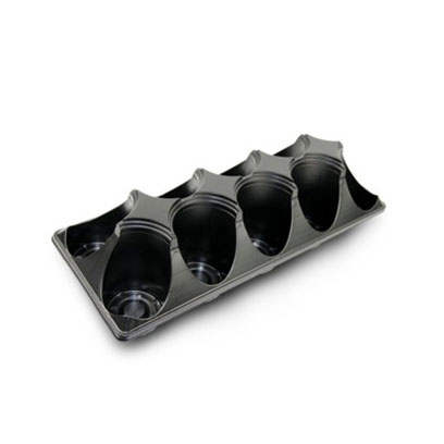 Plastic ST433D-10 round carry trays