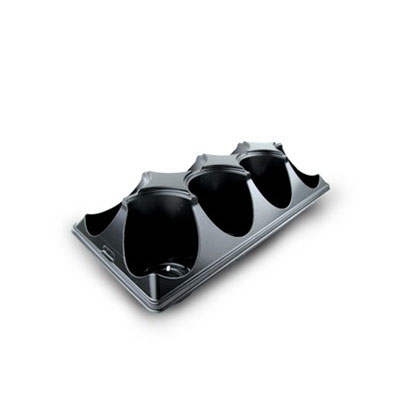 Plastic ST470D-8 round carry trays