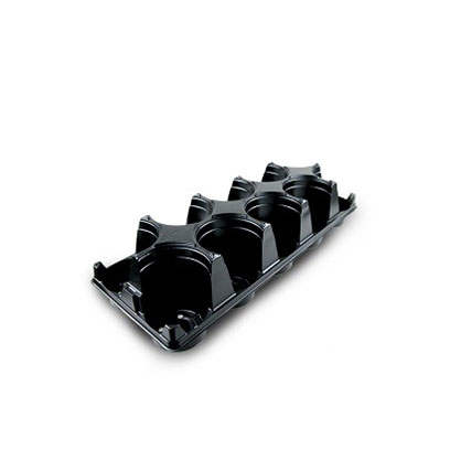 Plastic ST470D-10 round carry trays