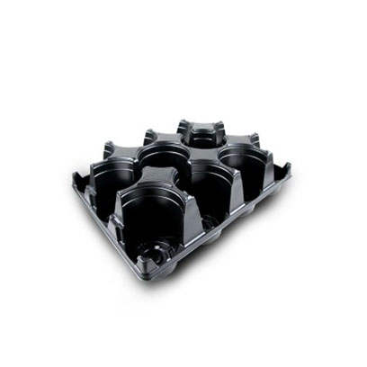 Plastic ST470D-12 round carry trays