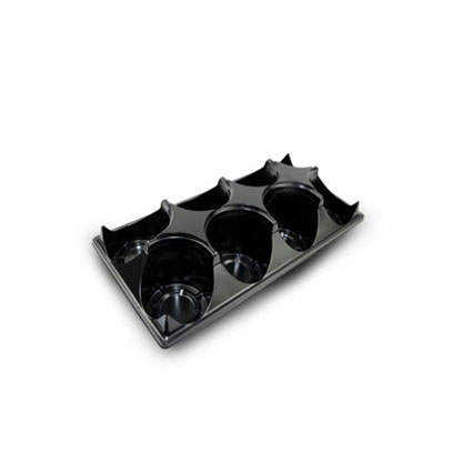 Plastic ST525-8 round carry trays