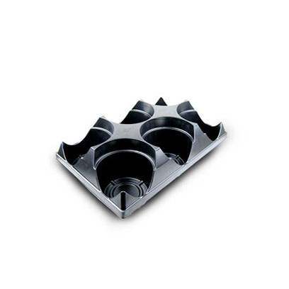 Plastic ST650-6 round carry trays