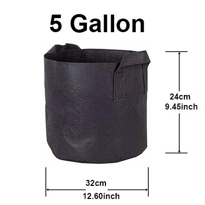 5 gallon grow bags
