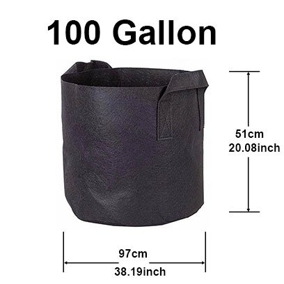 100 gallon grow bags