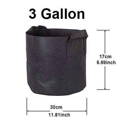 3 gallon fabric pots